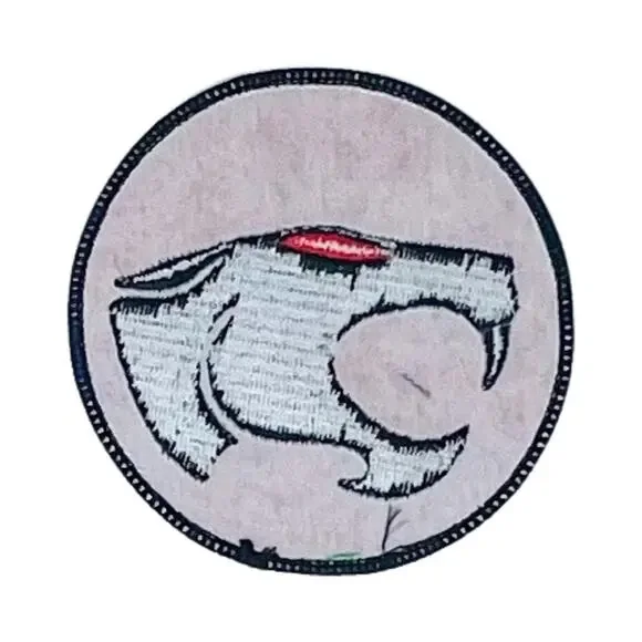 Official Thundercats Logo Embroidered Patch  | Round 3 in | Red Black | NWOT - Picture 2 of 5